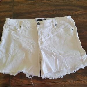 Kut from the Kloth Women's White Denim Shorts